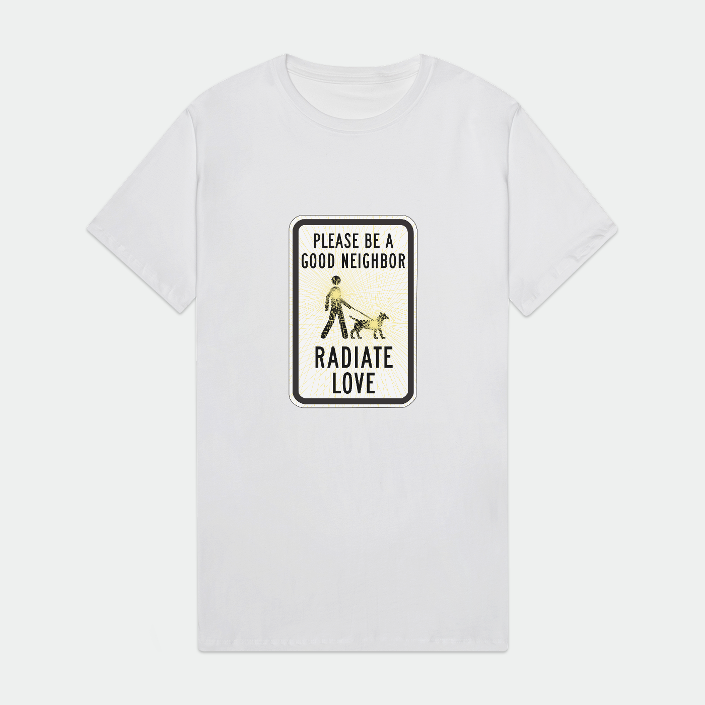 Radiate Love Mens Premium Tee